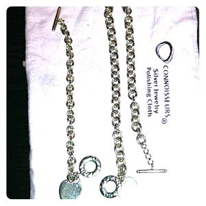 Tiffany & co matching toggle necklace and bracelet